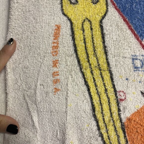 Vtg Voltron Beach Towel 1984 Defender Of The Universe Franco 80s - Picture 3 of 3